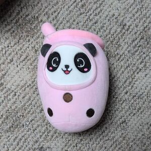 Cute Pink Panda Plush Toy